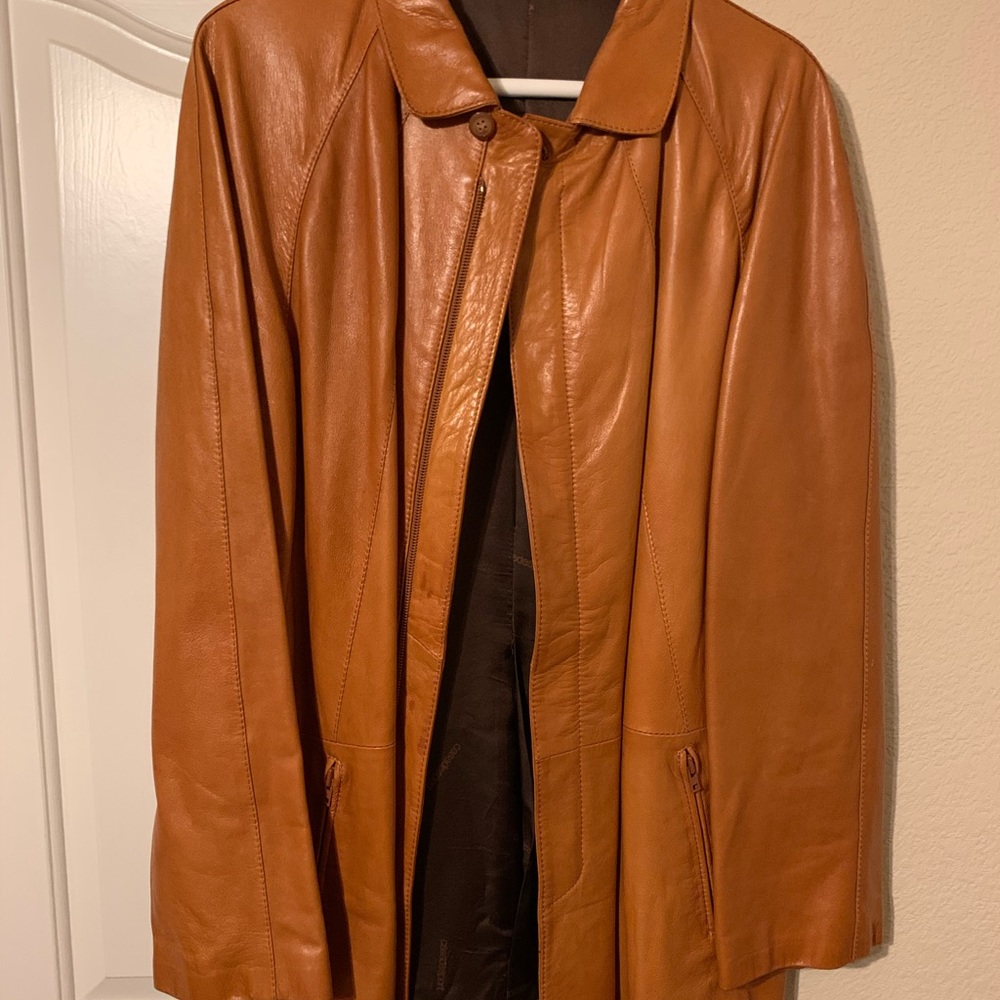 Mens Brown Leather Jacket